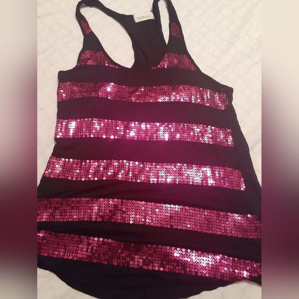 Geri C. of New York Sequin Top Size M